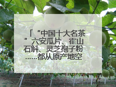 “中国十大名茶”六安瓜片、霍山石斛、灵芝孢子粉……都从原产地空降上海了，上海人这个周末得去农展中心逛逛咯～