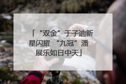 “双金”于子迪新星闪耀 “九冠”潘展乐如日中天