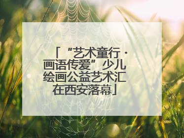 “艺术童行・画语传爱”少儿绘画公益艺术汇在西安落幕