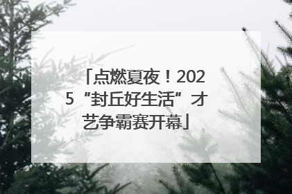 点燃夏夜！2025“封丘好生活”才艺争霸赛开幕
