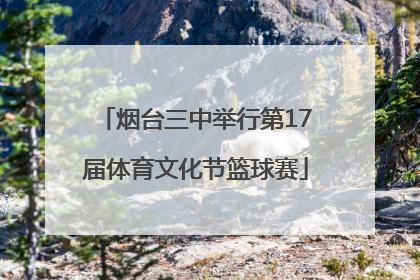 烟台三中举行第17届体育文化节篮球赛