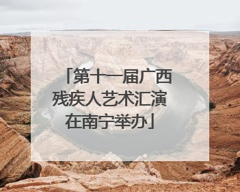 第十一届广西残疾人艺术汇演在南宁举办