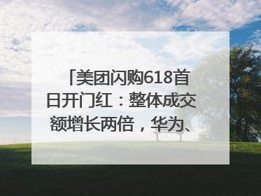 美团闪购618首日开门红：整体成交额增长两倍，华为、Apple、沃尔玛等近800个品牌翻倍增长