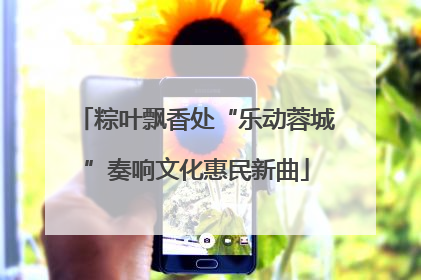 粽叶飘香处“乐动蓉城”奏响文化惠民新曲