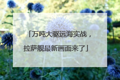 万吨大驱远海实战，拉萨舰最新画面来了
