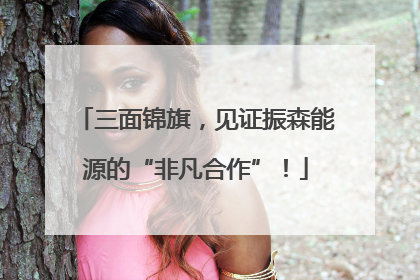 三面锦旗，见证振森能源的“非凡合作”！
