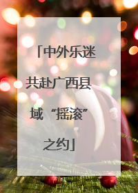 中外乐迷共赴广西县域“摇滚”之约