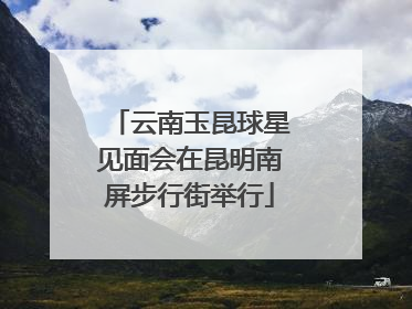 云南玉昆球星见面会在昆明南屏步行街举行