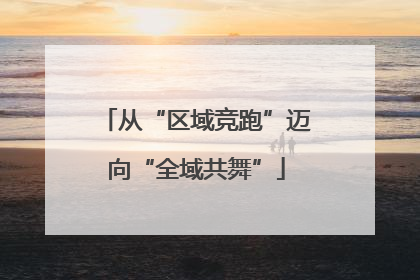 从“区域竞跑”迈向“全域共舞”
