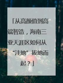 从高颜值到高端智造，海南三亚天涯区如何从“洼地”拔地而起？