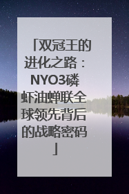 双冠王的进化之路：NYO3磷虾油蝉联全球领先背后的战略密码