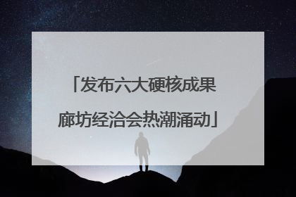 发布六大硬核成果 廊坊经洽会热潮涌动