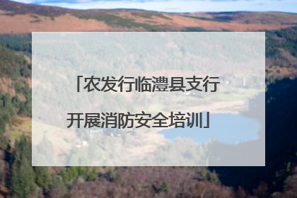 农发行临澧县支行开展消防安全培训