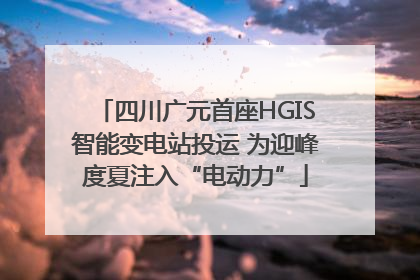 四川广元首座HGIS智能变电站投运 为迎峰度夏注入“电动力”