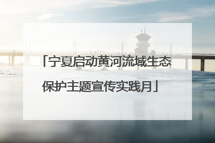 宁夏启动黄河流域生态保护主题宣传实践月
