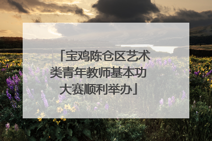 宝鸡陈仓区艺术类青年教师基本功大赛顺利举办