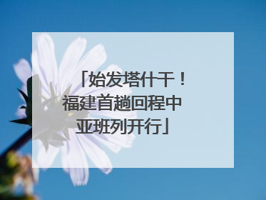 始发塔什干！福建首趟回程中亚班列开行