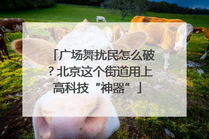 广场舞扰民怎么破？北京这个街道用上高科技“神器”