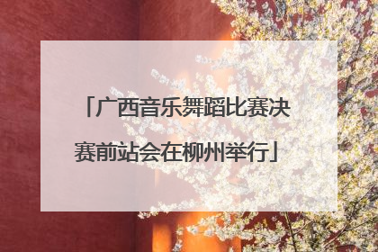 广西音乐舞蹈比赛决赛前站会在柳州举行