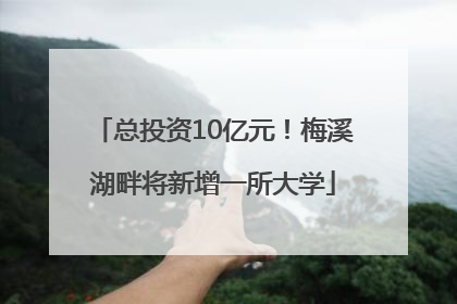 总投资10亿元！梅溪湖畔将新增一所大学