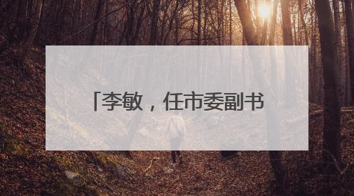 李敏，任市委副书记、宣传部部长