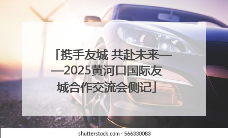 携手友城 共赴未来——2025黄河口国际友城合作交流会侧记