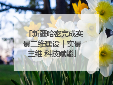 新疆哈密完成实景三维建设｜实景三维 科技赋能
