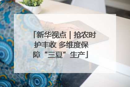 新华视点｜抢农时 护丰收 多维度保障“三夏”生产