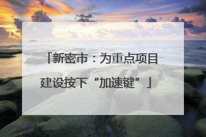 新密市：为重点项目建设按下“加速键”