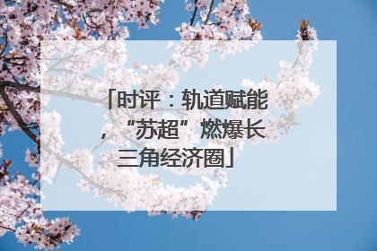 时评：轨道赋能，“苏超”燃爆长三角经济圈
