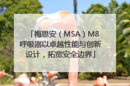 梅思安（MSA）M8呼吸器以卓越性能与创新设计，拓宽安全边界