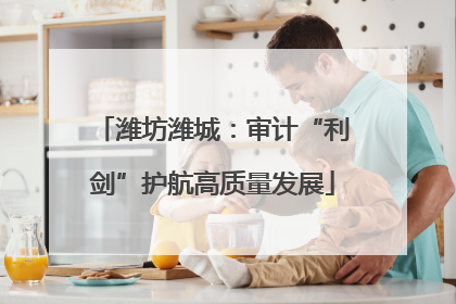 潍坊潍城：审计“利剑”护航高质量发展