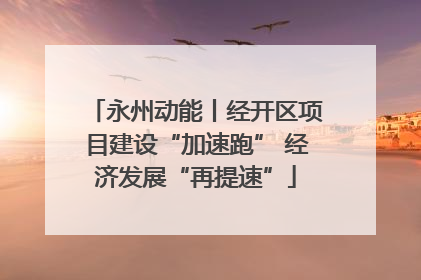 永州动能丨经开区项目建设“加速跑” 经济发展“再提速”