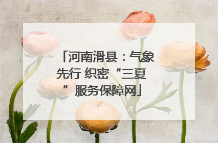 河南滑县：气象先行 织密“三夏”服务保障网