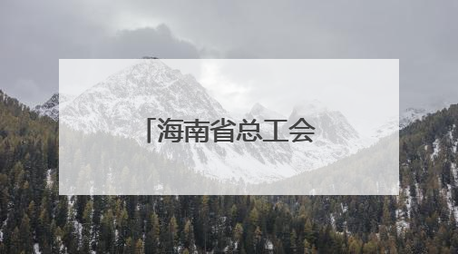 海南省总工会开展重点项目一线慰问活动