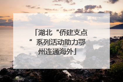 湖北“侨建支点”系列活动助力鄂州连通海外