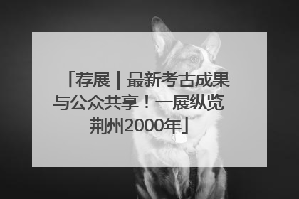 荐展｜最新考古成果与公众共享！一展纵览荆州2000年