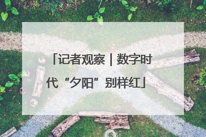 记者观察｜数字时代“夕阳”别样红