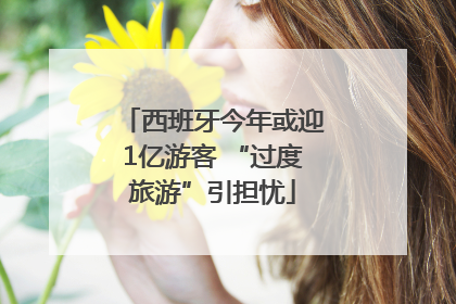 西班牙今年或迎1亿游客 “过度旅游”引担忧