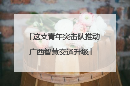 这支青年突击队推动广西智慧交通升级