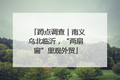 蹲点调查｜南义乌北临沂，“两扇窗”里观外贸
