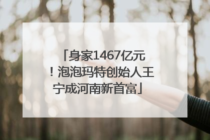 身家1467亿元！泡泡玛特创始人王宁成河南新首富