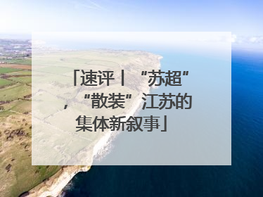 速评丨“苏超”，“散装”江苏的集体新叙事