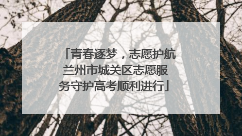 青春逐梦，志愿护航 兰州市城关区志愿服务守护高考顺利进行