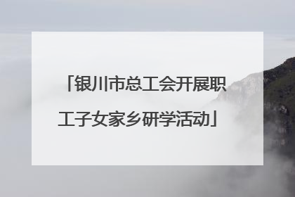 银川市总工会开展职工子女家乡研学活动