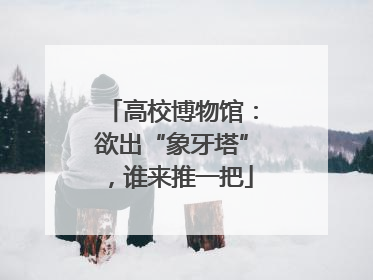 高校博物馆：欲出“象牙塔”，谁来推一把