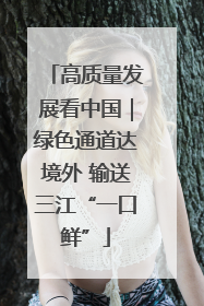 高质量发展看中国｜绿色通道达境外 输送三江“一口鲜”