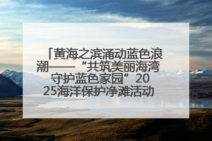 黄海之滨涌动蓝色浪潮——“共筑美丽海湾 守护蓝色家园”2025海洋保护净滩活动暨“美丽江苏—江河湖海青蓝行”海洋篇在连云港举行