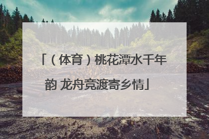 （体育）桃花潭水千年韵 龙舟竞渡寄乡情