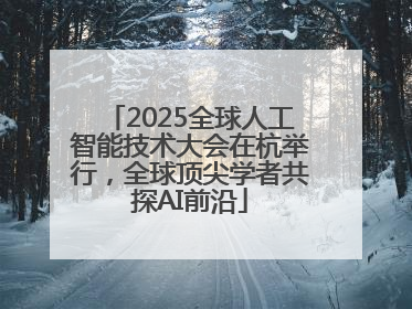 2025全球人工智能技术大会在杭举行，全球顶尖学者共探AI前沿